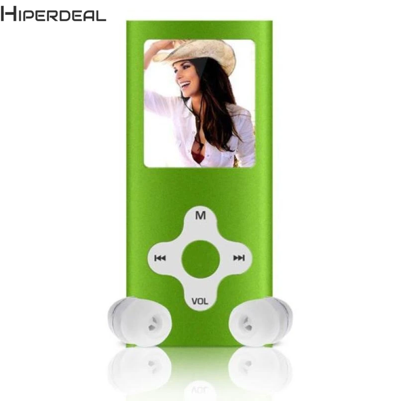 Тонкий цифровой mp3 плеер Hiperdeal 8 ГБ ЖК экран 1 дюйма FM радио|MP3-плееры| |