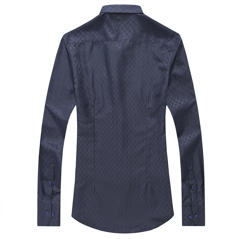 Free shipping 2017 New spring Fashion Men's Clothes Slim Fit Men Long Sleeve Shirt Print Luxury Dress Shirts | Мужская одежда