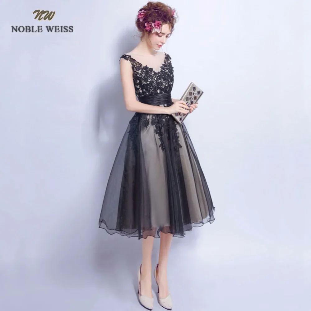 Благородный WEISS короткие платья для выпускного вечера 2021 аппликации Vestido De Formatura