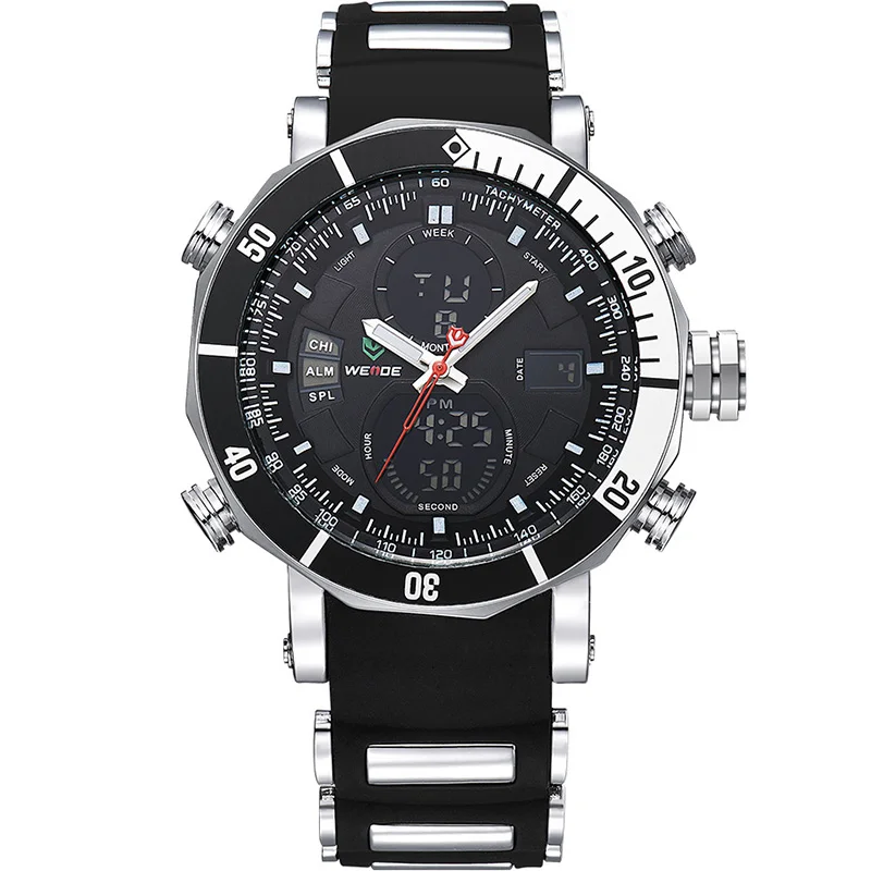 Новинка 2017 роскошные мужские армейские спортивные часы марки WEIDE в стиле