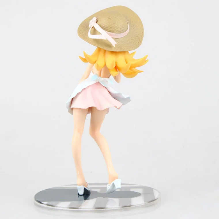 17 см аниме Monogatari Bakemonogatari Oshino Shinobu расписанный ПВХ фигурка Коллекционная модель