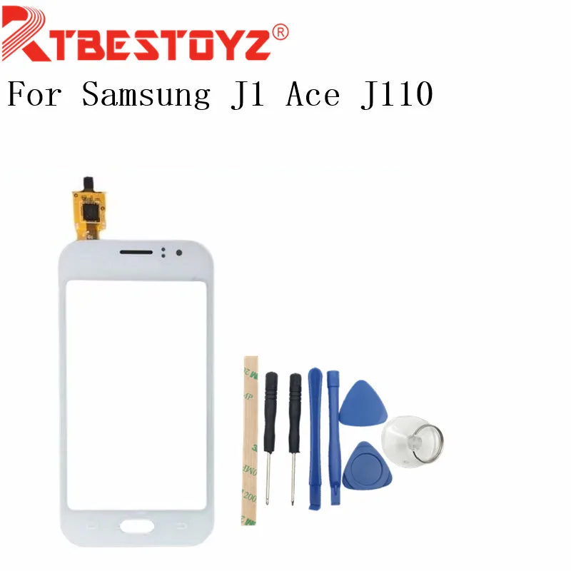 RTBESTOYZ 4 3 &quotдля Samsung Galaxy J1 Ace J110 сенсорный экран дигитайзер Датчик Переднее стекло