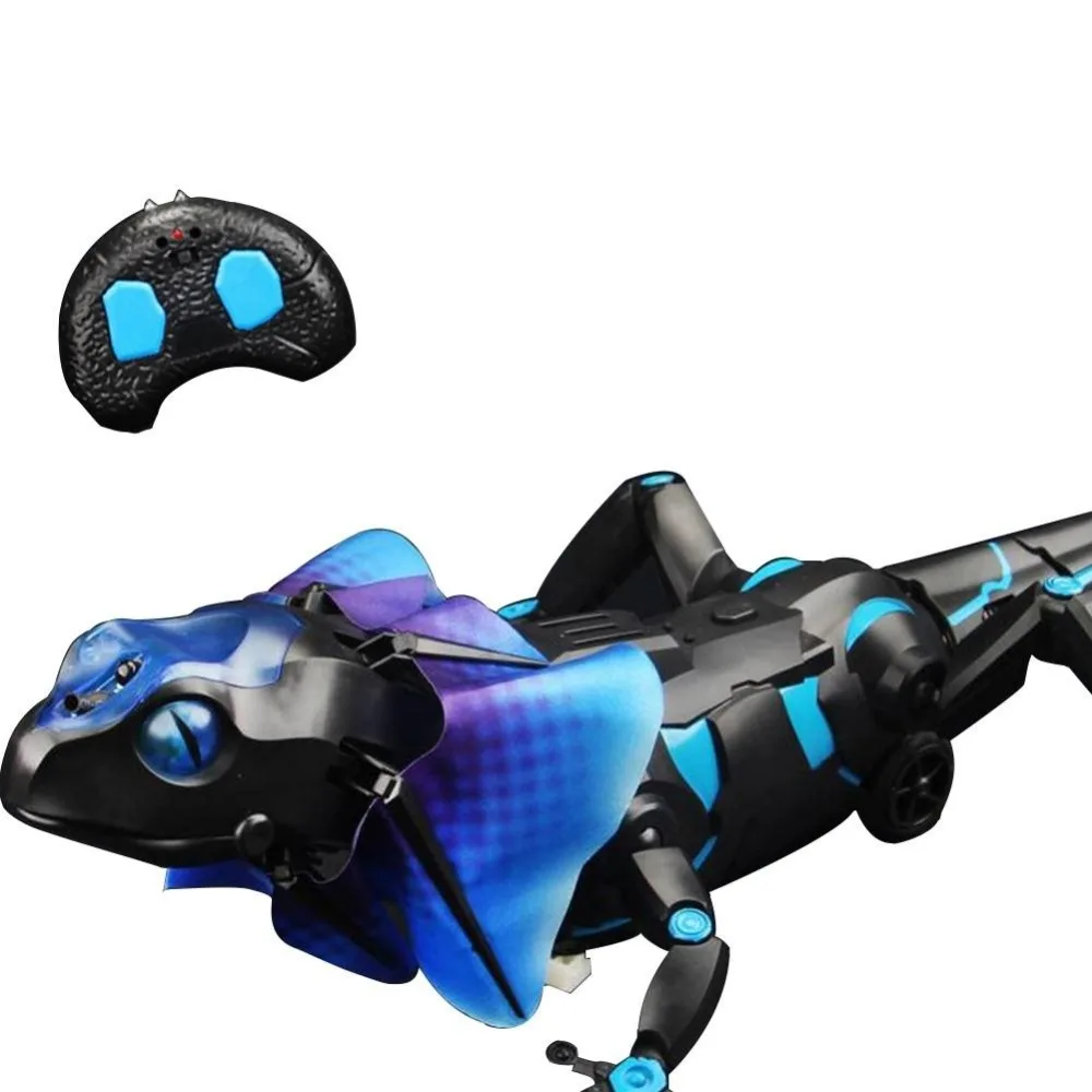 Электрический RC Инфракрасный симулятор ящерица с светильник шалость