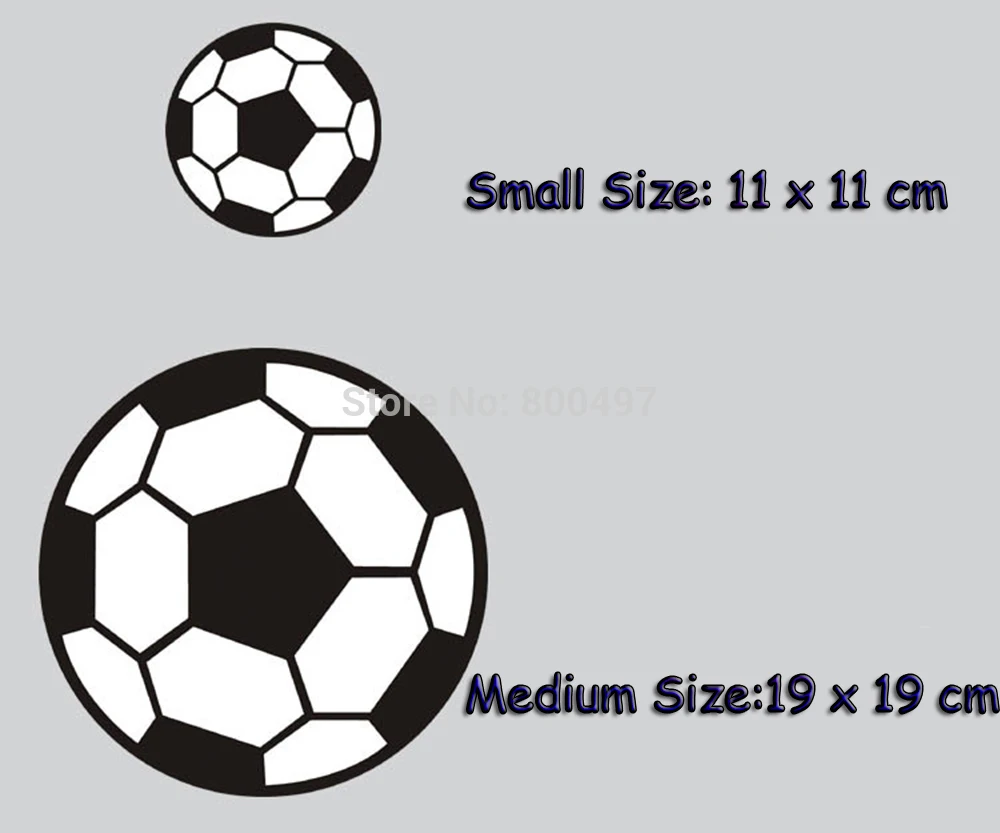 

10 x Car Sticker Football Decoration Decal For Opel Lada Peugeot Benz Chevrolet Tesla