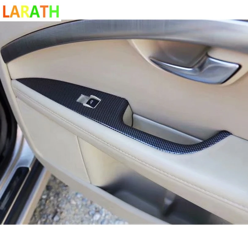 Для Volvo S80 2009 до 2011 ABS специальная краска из углеродного волокна для внутренней