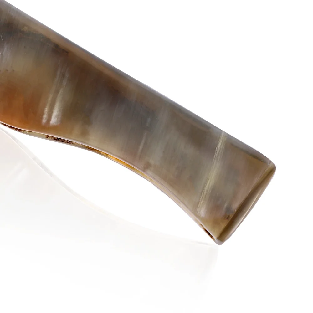 1 шт. натуральный цвет рог яка расческа складной карманный зажим усы борода