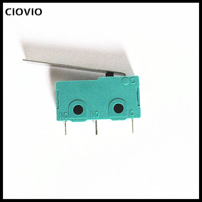 CIOVIO 50 шт. 5A 250 в микро переключатель KW12 C длина ручки 28 мм 3 контактный концевой