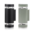 Современный уличный простой светодиодный настенный светильник DONWEI из алюминиевого сплава, двойная головка, водонепроницаемый настенный светильник IP65, светильник для двора, крыльца, коридора, s