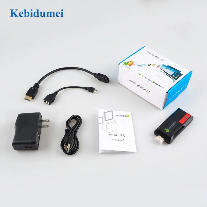Смарт-ТВ Kebidumei 2 ГБ 8 Android беспроводной ключ ТВ-приставка Wi-Fi Bluetooth | Электроника
