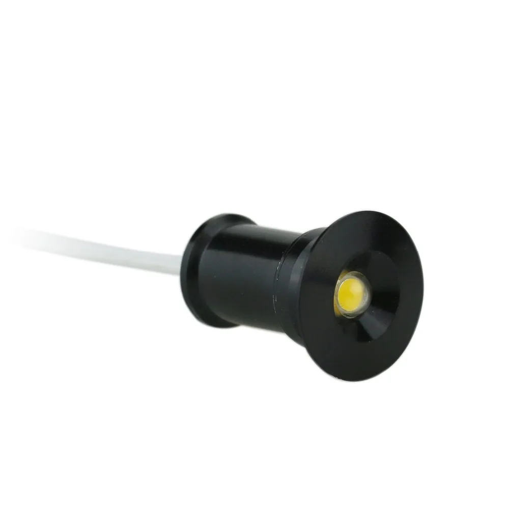 YLSTAR DC3V DC12-24V DC85-265V 1 Вт светодиодный мини-прожектор 15 мм вырез утопленное освещение домашний потолочный светильник в кухню