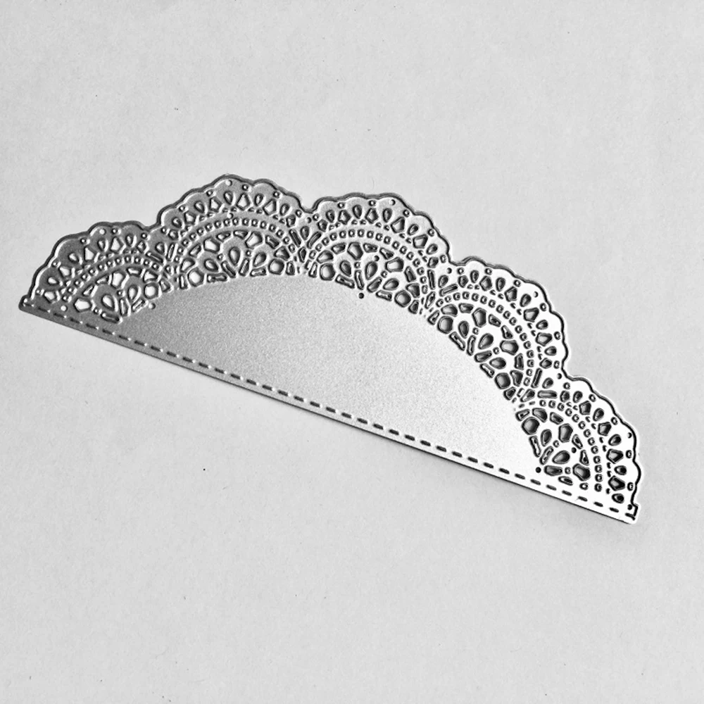 Metal Cutting Dies Wedding Lace Side Frame Stencils For DIY Scrapbooking Embossing Paper Cards Die Cuts Photo Album Making Craft | Дом и сад