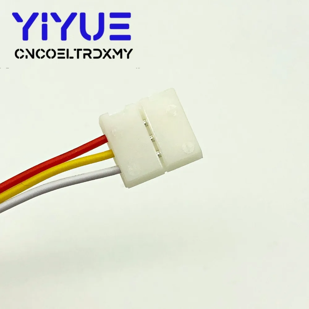 RGB-разъем для светодиодной ленты 3 контакта 10 мм бесплатный сварочный разъем 5