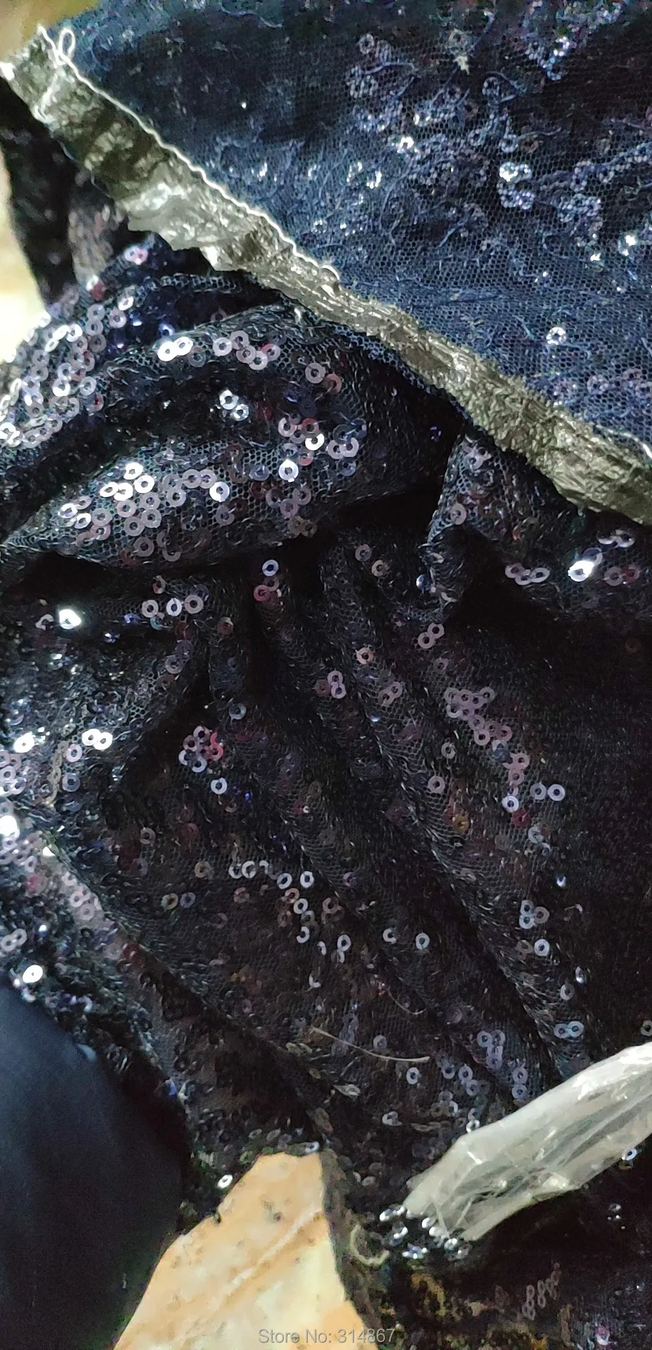 navy blue It's Yiya вечернее платье элегантное v-образным вырезом Платье трапециевидного силуэта De Soiree с длинным рукавом длиной до пола с блестками женские вечерние платья E825 - Цвет: navy blue