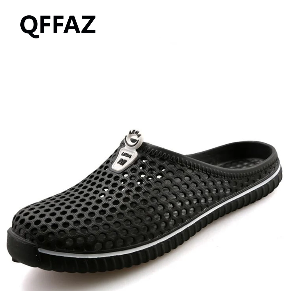 QFFAZ/Новинка быстросохнущие летние пляжные шлепанцы дышащие уличные сандалии на