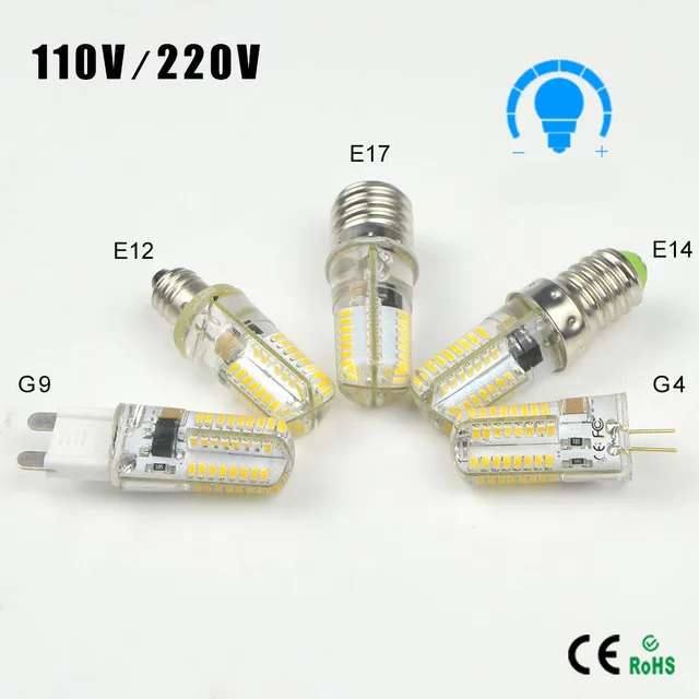 Бесплатная доставка 3 Вт 9 12 15 G9 G4 E14 led SMD3014 48 60LED S 220 в В g Точечный светильник