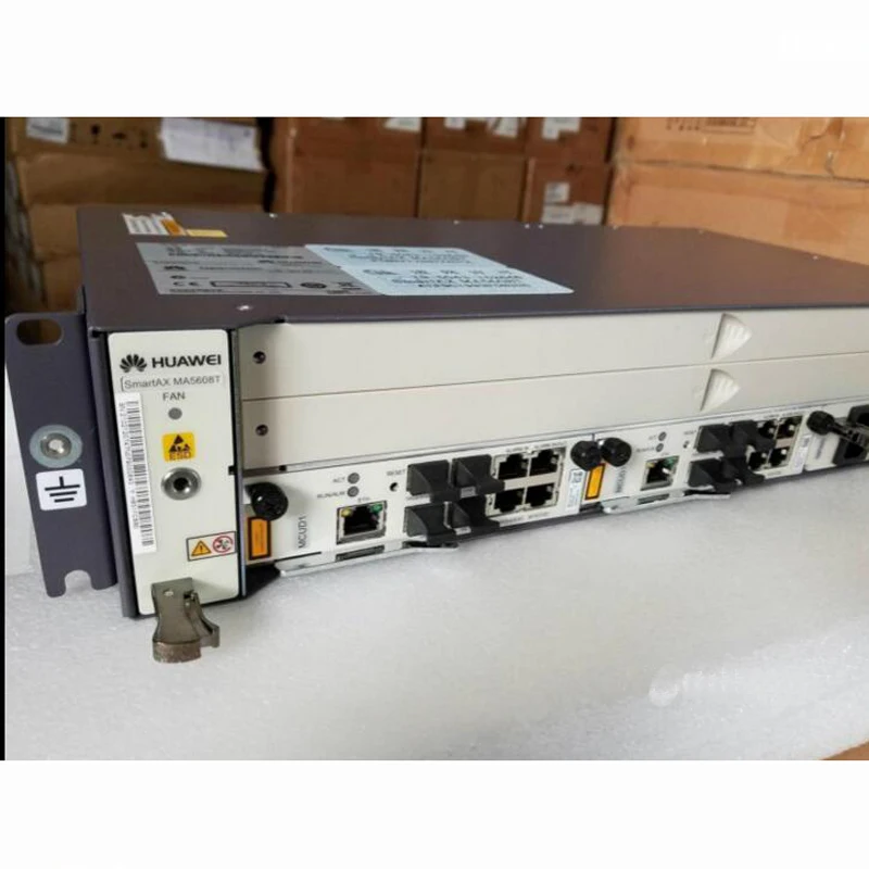 

Original Hua Wei SmartAX MA5608T FTTH Optical Line Terminal OLT Device 16ports 10GE 2*MCUN 1*MPWD+DC power supply OLT