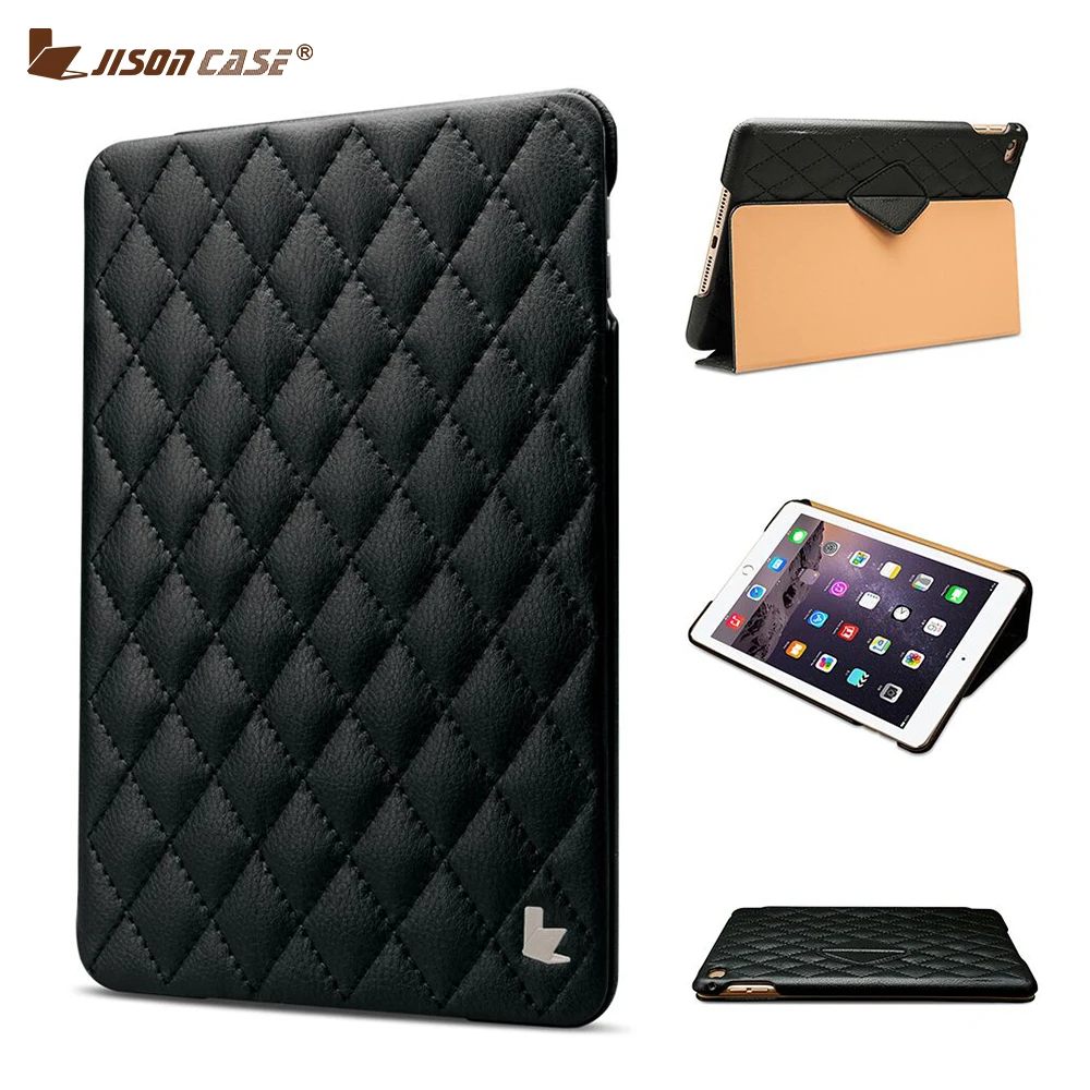 Jisoncase Чехол s для Apple iPad mini 4 Mircrofiber флип чехол для iPad mini 4 чехол с магнитом Kickatnd функция Алмазный Узор