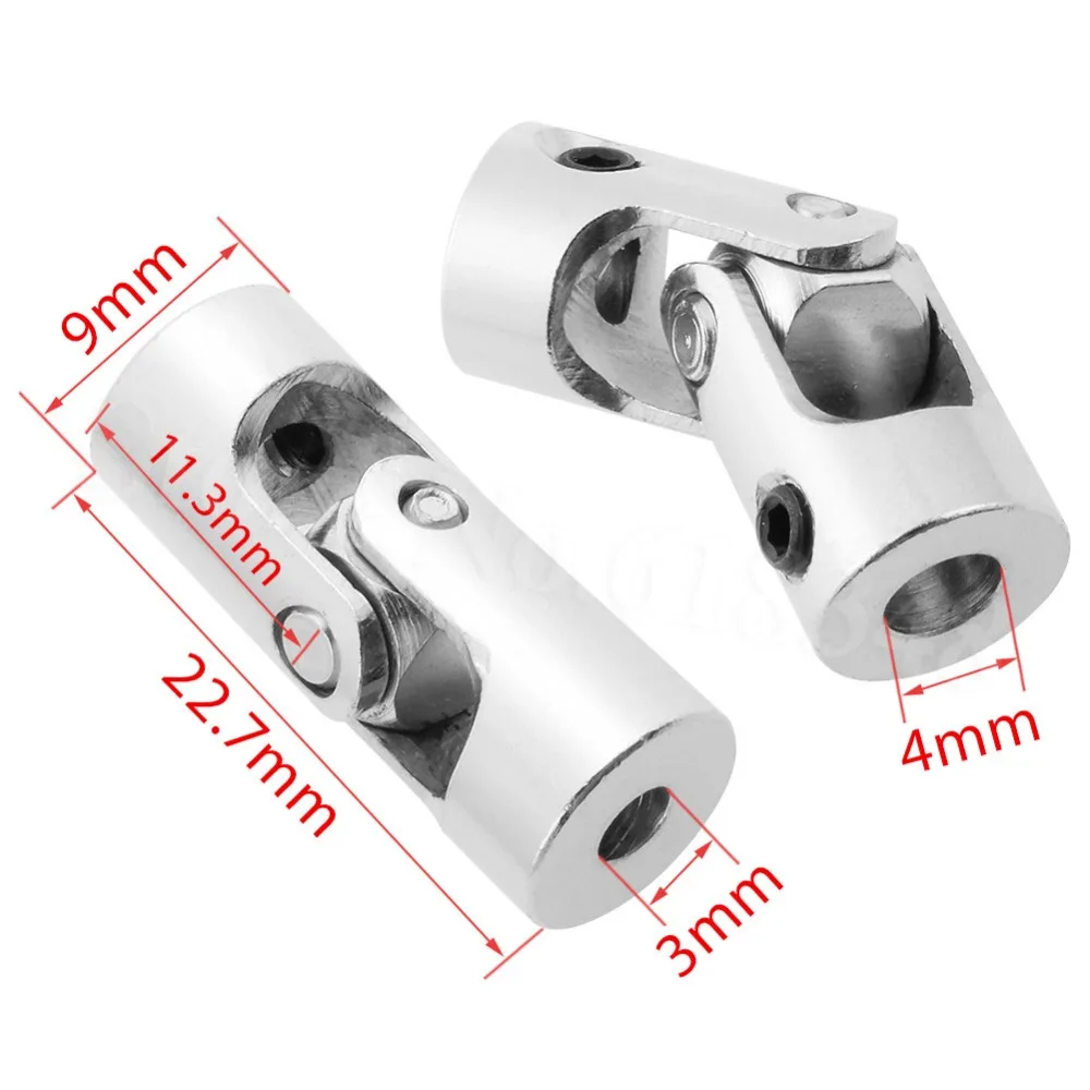 #304 Steel Crawler Drive Shaft Joint 3/4/5/6mm for AX10/SCX10/TAMIYA/RC4WD/TAMIYA CC01/F350 RC Car Boat Parts | Игрушки и хобби