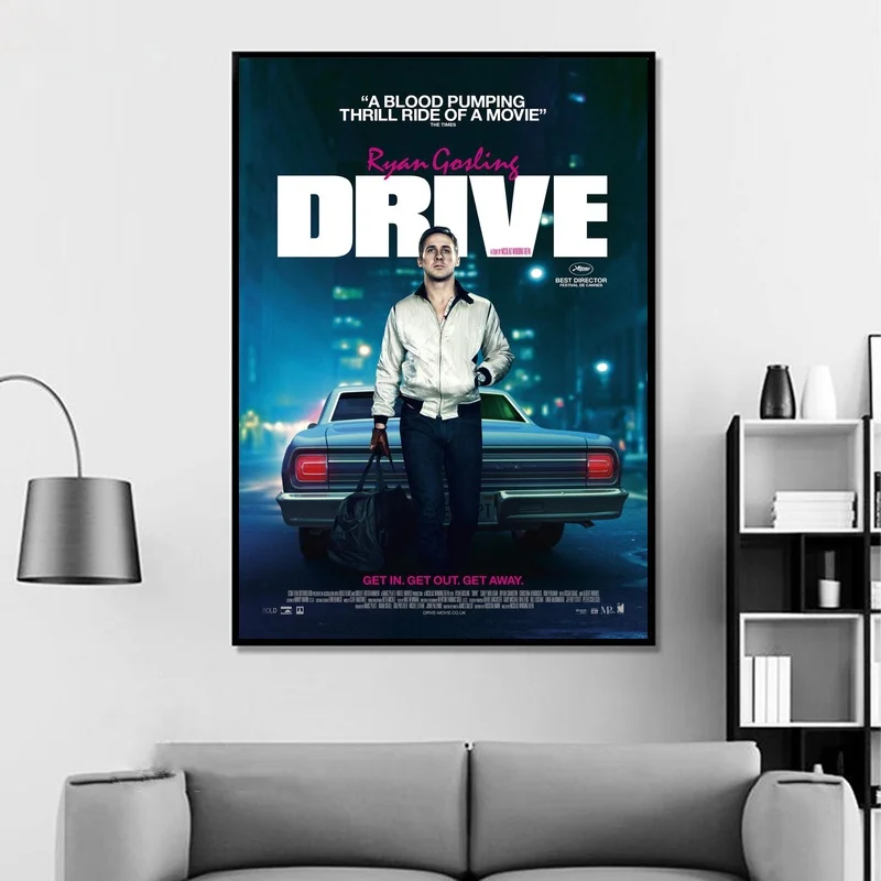 Drive Ryan Gosling кровоподкачивание острые ощущения художественная Обложка фильм плакат фильм Холст плакат настенная печать детский Декор домашний декор