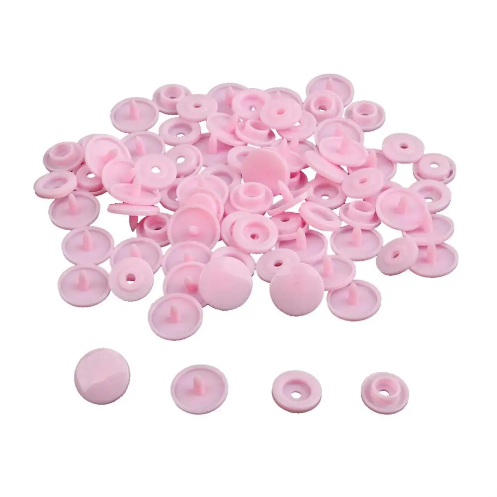 Light Pink 20 комплектов T5 12 мм круглые пластиковые защелки Кнопки Застежки пододеяльник лист кнопка аксессуары для одежды для детской одежды Зажимы - Цвет: Light Pink