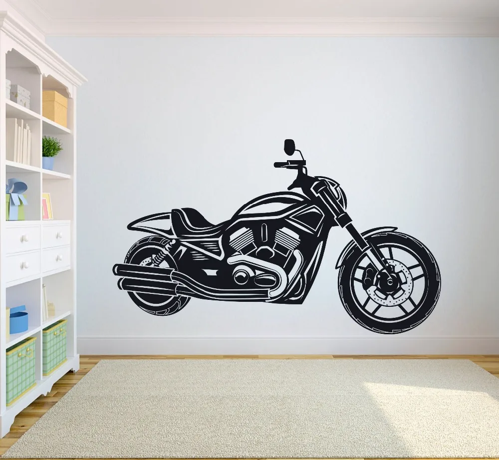 

Wall Decal Motorcross Free style Dirt Bike Sticker Bedroom sport dirt bike motorcycle Personalised boys teenager room A2-005