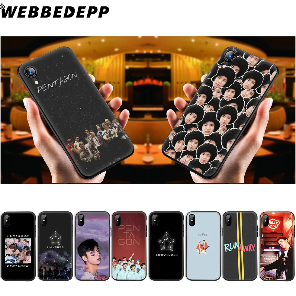 WEBBEDEPP Пентагон юто кино мягкий силиконовый чехол для iPhone 11 Pro Xr Xs Max X или 10 8 7 6 6S Plus 5