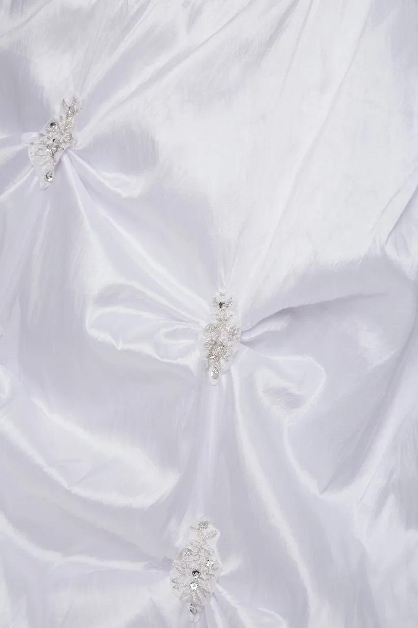 В наличии белые трапециевидные платья vestido de 15 anos noiva Fotos reais branco sem alcas com trem дешевые