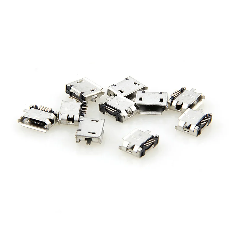10 шт. разъем Micro USB MK5P 5pin гнездовой G19 для зарядки прямой|socket connector|l connectorsocket micro usb |