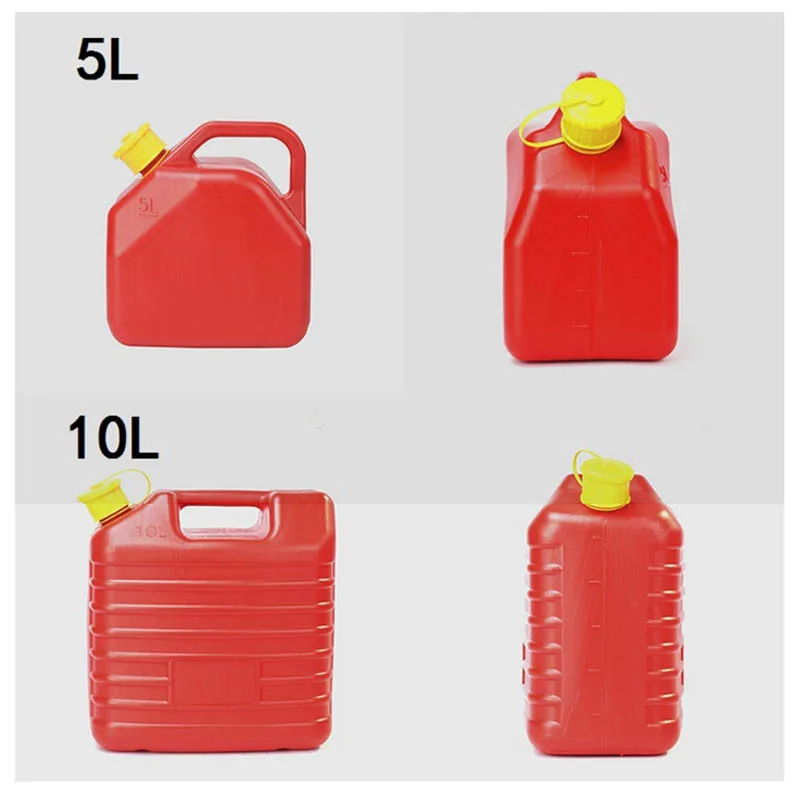 5л 10л топливный бак Jerrycan бак для воды масло бензин дизель хранилище может запасной бак пластиковый бензиновый баррель Автомобиль Мотоцикл Грузовик