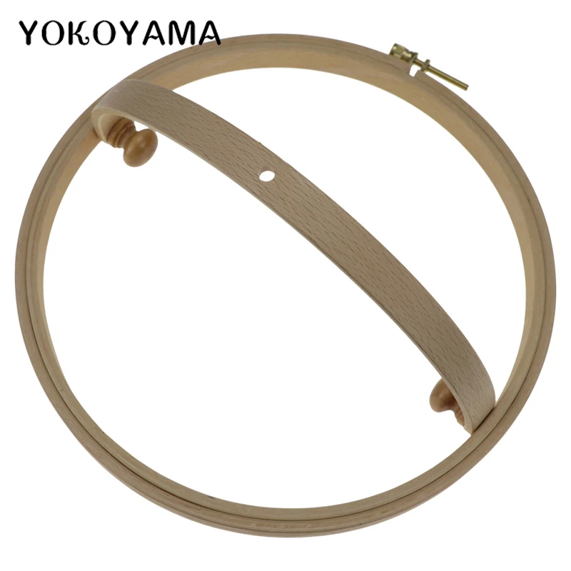 YOKOYAMA вышивка стенд обруч деревянная крестиком Обруч Набор регулируемые швейные