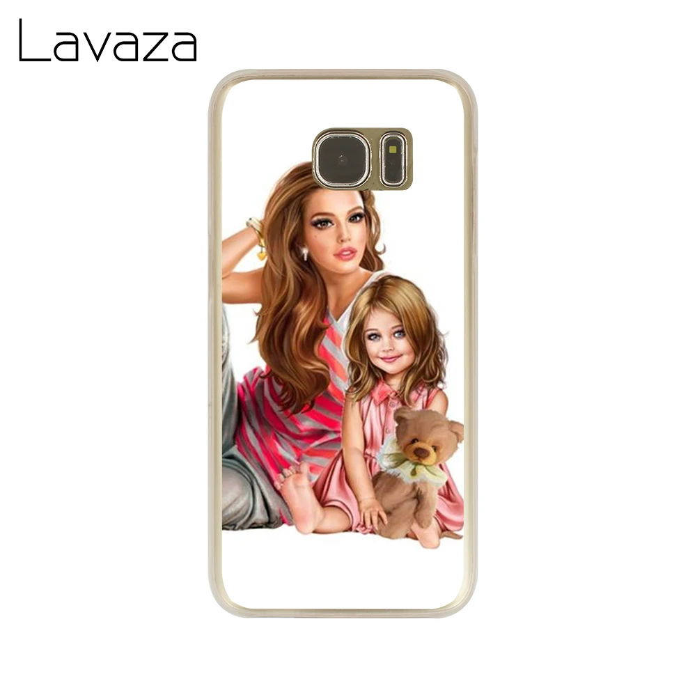 Чехол для телефона Lavaza Baby Mom girl princess samsung Galaxy S10 S10E S9 S8 Plus S7 S6 Edge &amp Note 8 9 | Мобильные
