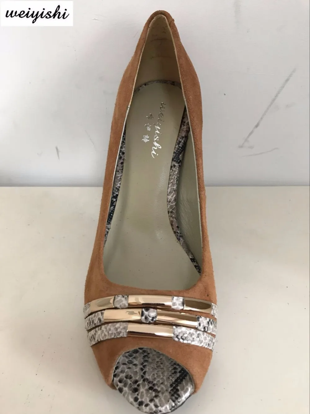 Новые женские коричневые замшевые туфли с фурнитурой 07|shoes woman shoes women|women newwomen brown |
