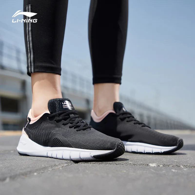 Li-Ning/женские кроссовки для бега FLEXRUNNING; дышащие кроссовки с подкладом для фитнеса; спортивная обувь; ARKP004 XYP883