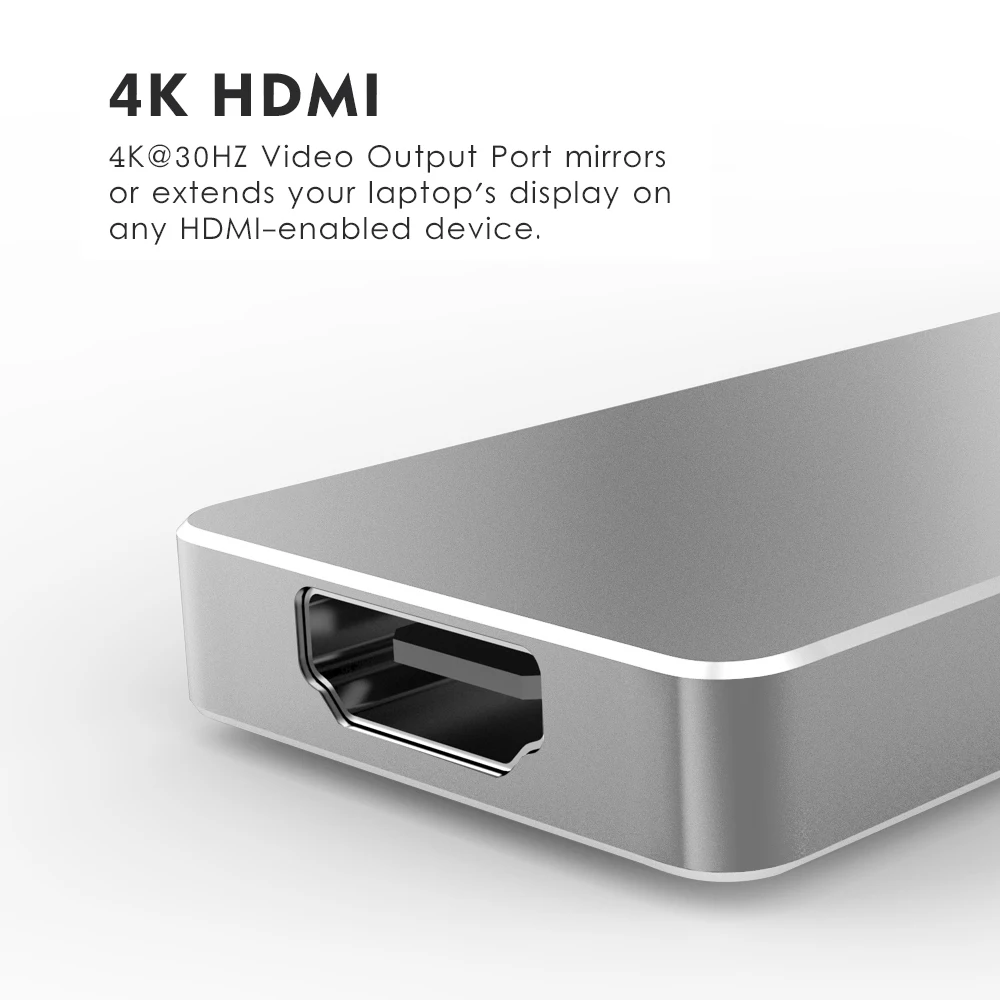 Wavlink USB C концентратор к HDMI 4K адаптер с SD/Micro SD кардридер A 3 0 питания для MacBook