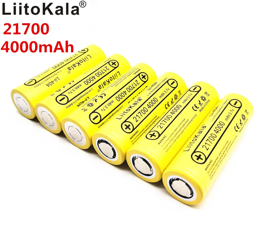 Liitokala 21700 li-lon battery 4000mAh 3.7V 15A power 5C Rate Discharge ternary lithium Electric car | Электроника