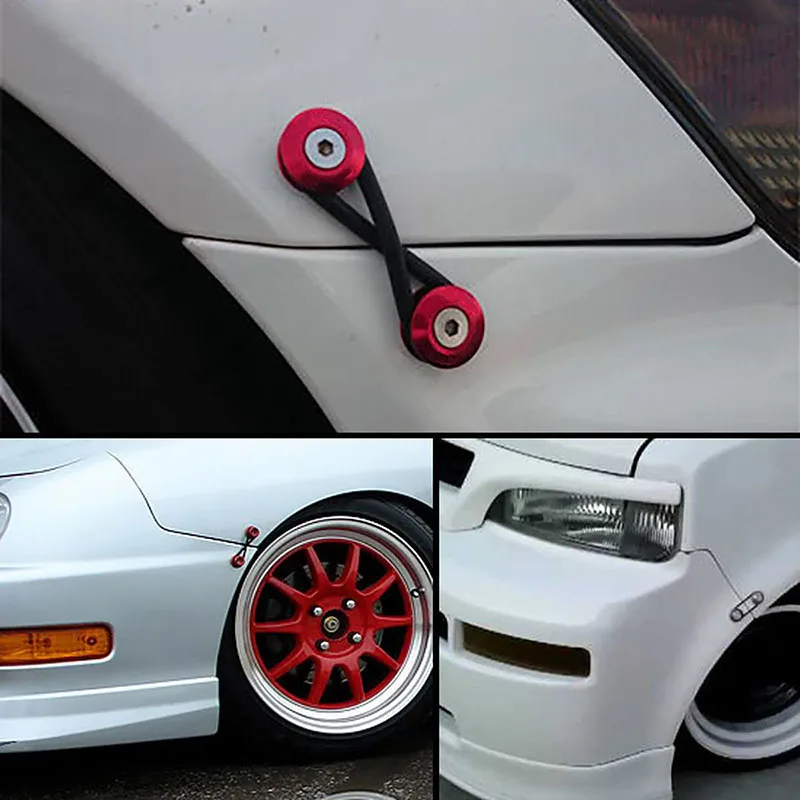 Высококачественный алюминиевый сплав + резиновый болт на петле багажника кольцо