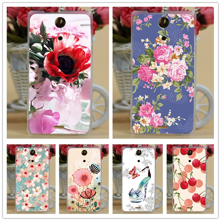 Высококачественный твердый цветной чехол из ПК с 10 рисунками для Sony Xperia ZR M36H C5502