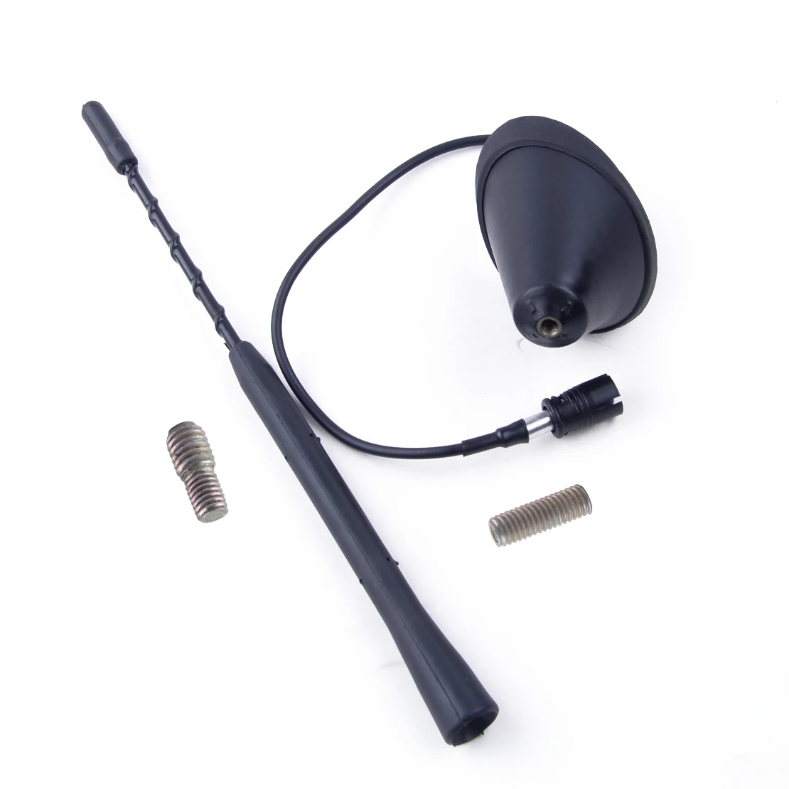 Beler 12V 9 ''черный винт с кнутом для крыши автомобиля радио FM антенна мачта