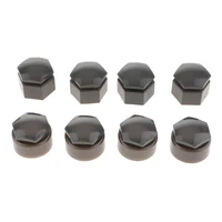 20 set 19mm car wheel tire nut lug dust covers cap protector hub screw gray auto replacement parts