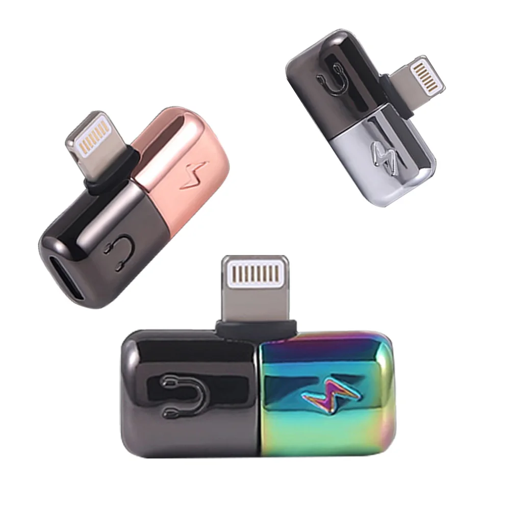 2 в 1 Мини двойной адаптер освещения капсула Стиль Портативный зарядный разъем