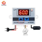 W3005 XH-W3005 цифровой измеритель влажности контроллер гигрометра DC 12V 24V AC 110-220V 10A реле регулятор напряжения датчик влажности