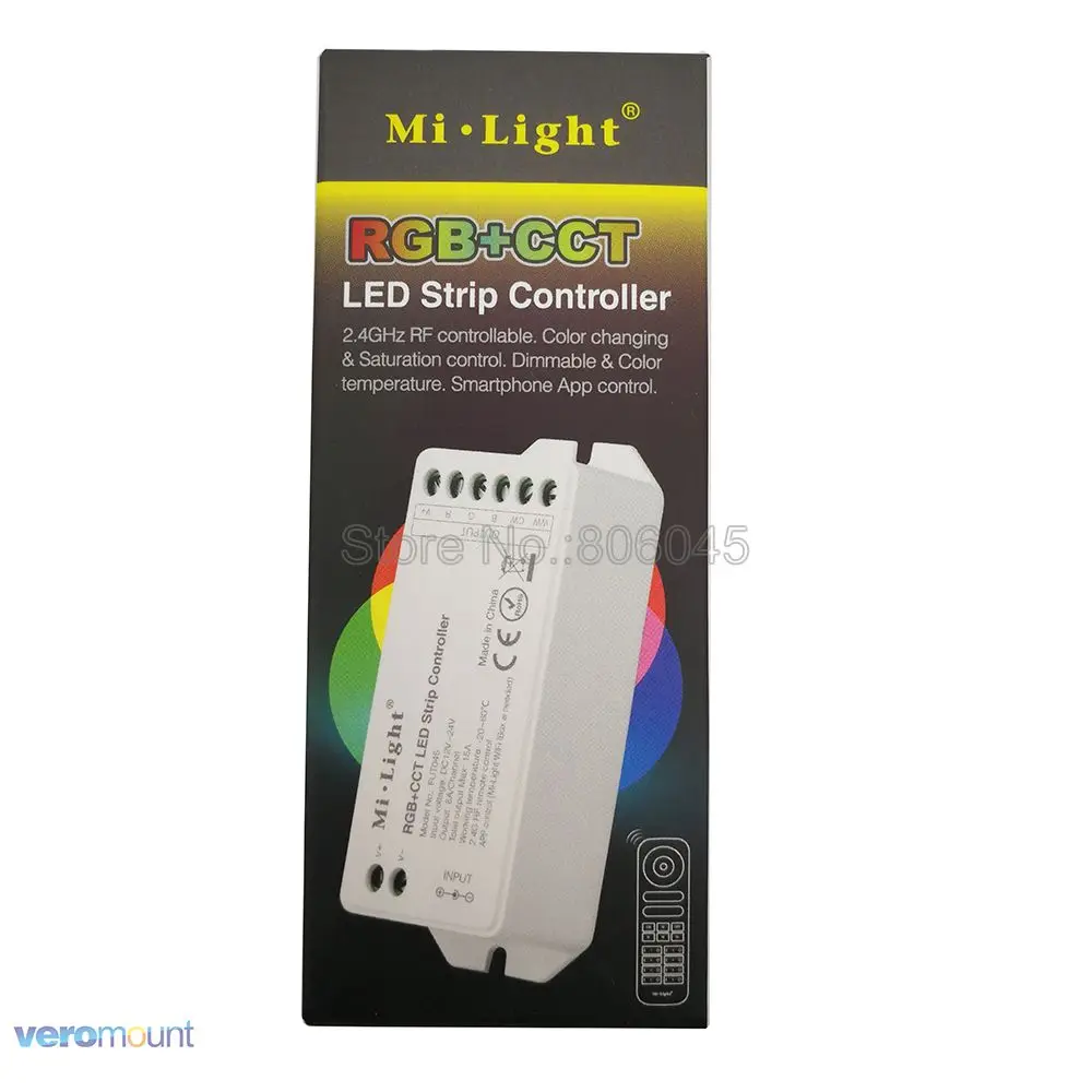 FUT045 DC12V 24V 15A Mi. Светильник 2 4G Беспроводной RGB + CCT Цвет Temepreature регулируемый