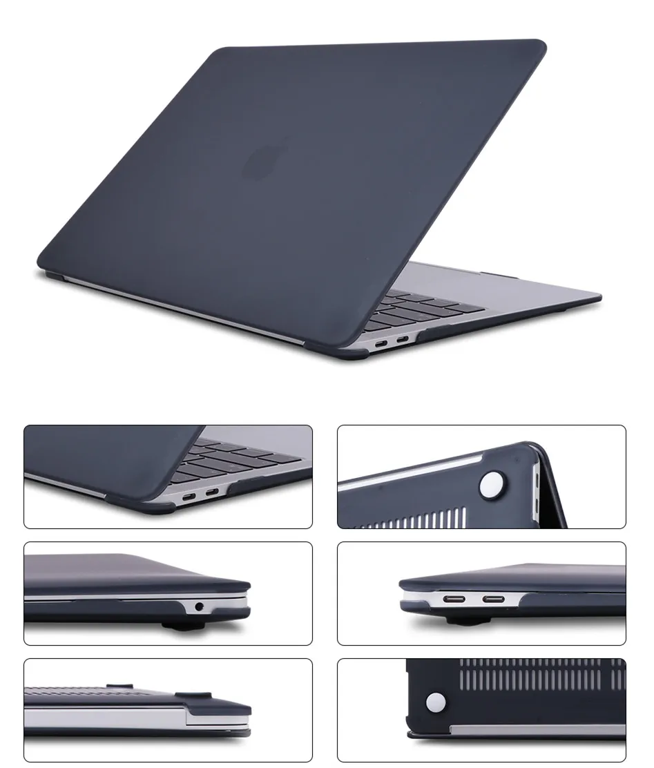 MTT матовый чехол для ноутбука Macbook Pro 13,3 16 дюймов чехол для apple mac book Air Pro retina 11 12 13 15 с сенсорной панелью