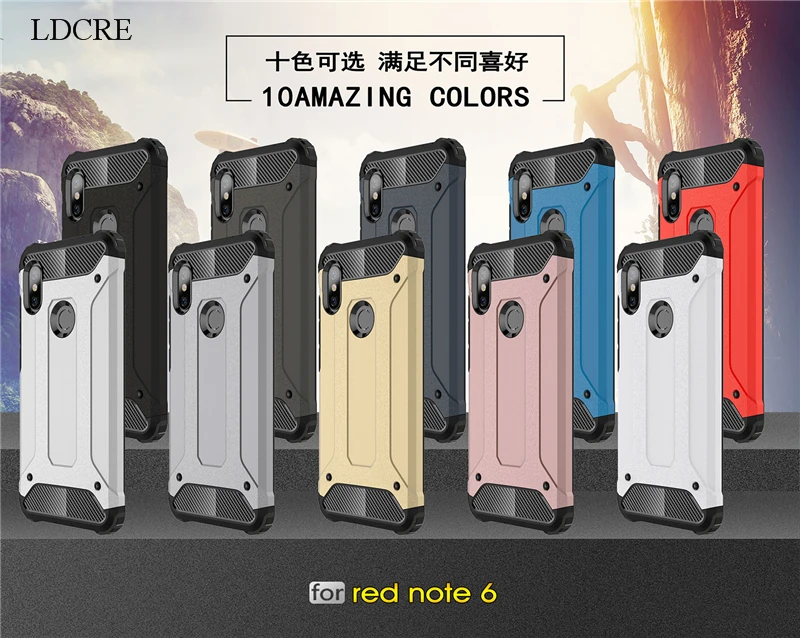 For Xiaomi Redmi Note 5 Case Cover Silicone Rubber Armor Hard Back Protective Phone |