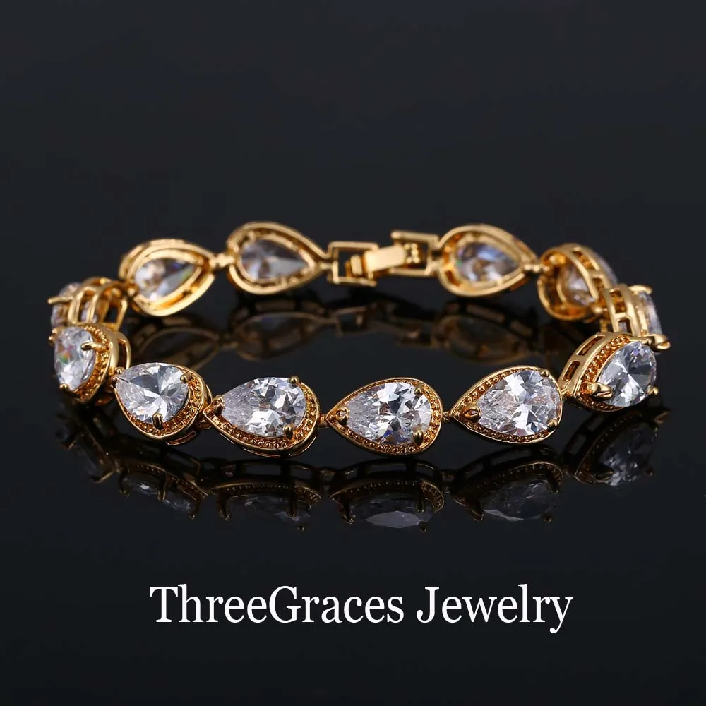 Женские золотистые браслеты с кристаллами 6 цветов | Украшения и аксессуары