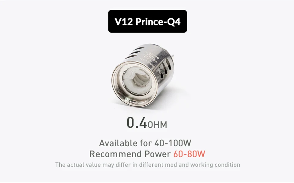 Volcanee 3 шт. V12 Prince Coil M4 Q4 X6 T10 Core для V12 Prince Tank Atomizer Vape сменная катушка головки ядер VS uforce t2 Coil
