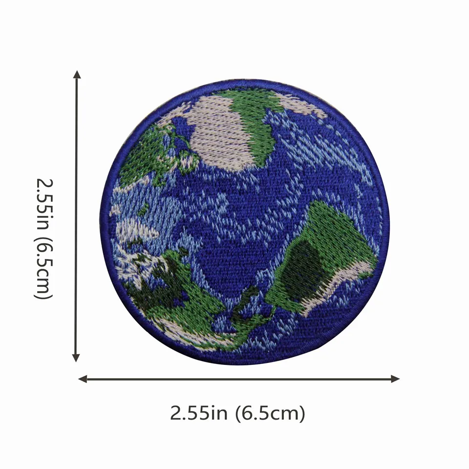 Аппликация Embird нашивки для джинсов Blue Earth DIY 3D как на картинке|applique patch|patches for jeansiron