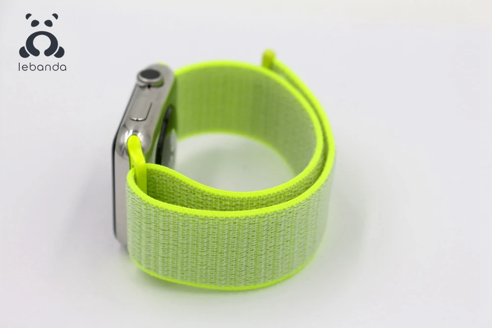 Lebanda Sport loop для apple watch 5, 4, 3, 2, 1, ремешок для iwatch 38, 40, 42, 44 мм, тканый нейлоновый ремешок, Аляска, синий