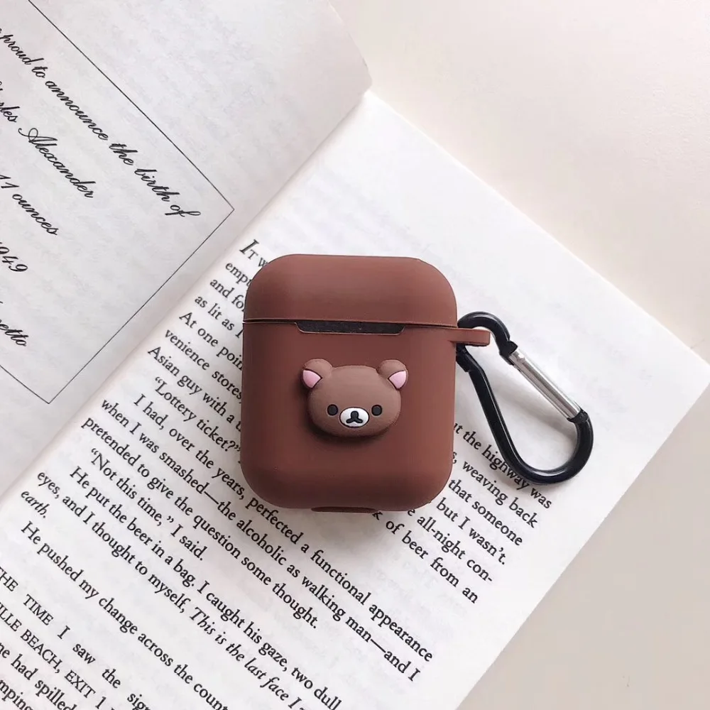 Мягкий силиконовый чехол из ТПУ с Bluetooth для беспроводных наушников AirPods зарядный
