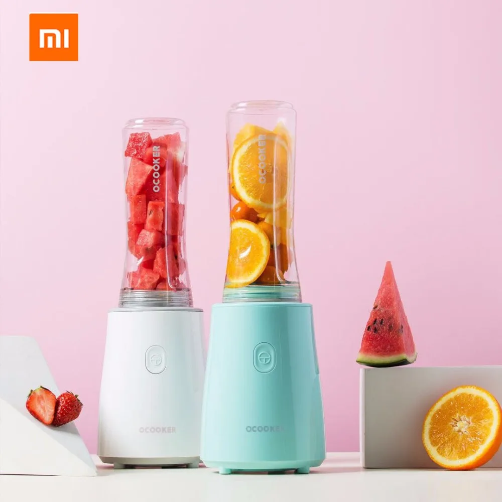 Xiaomi mijia Ocooker Youth портативная соковыжималка для детей, машина для приготовления фруктов и овощей, точечный переключатель 304, нержавеющая сталь, 8 секунд